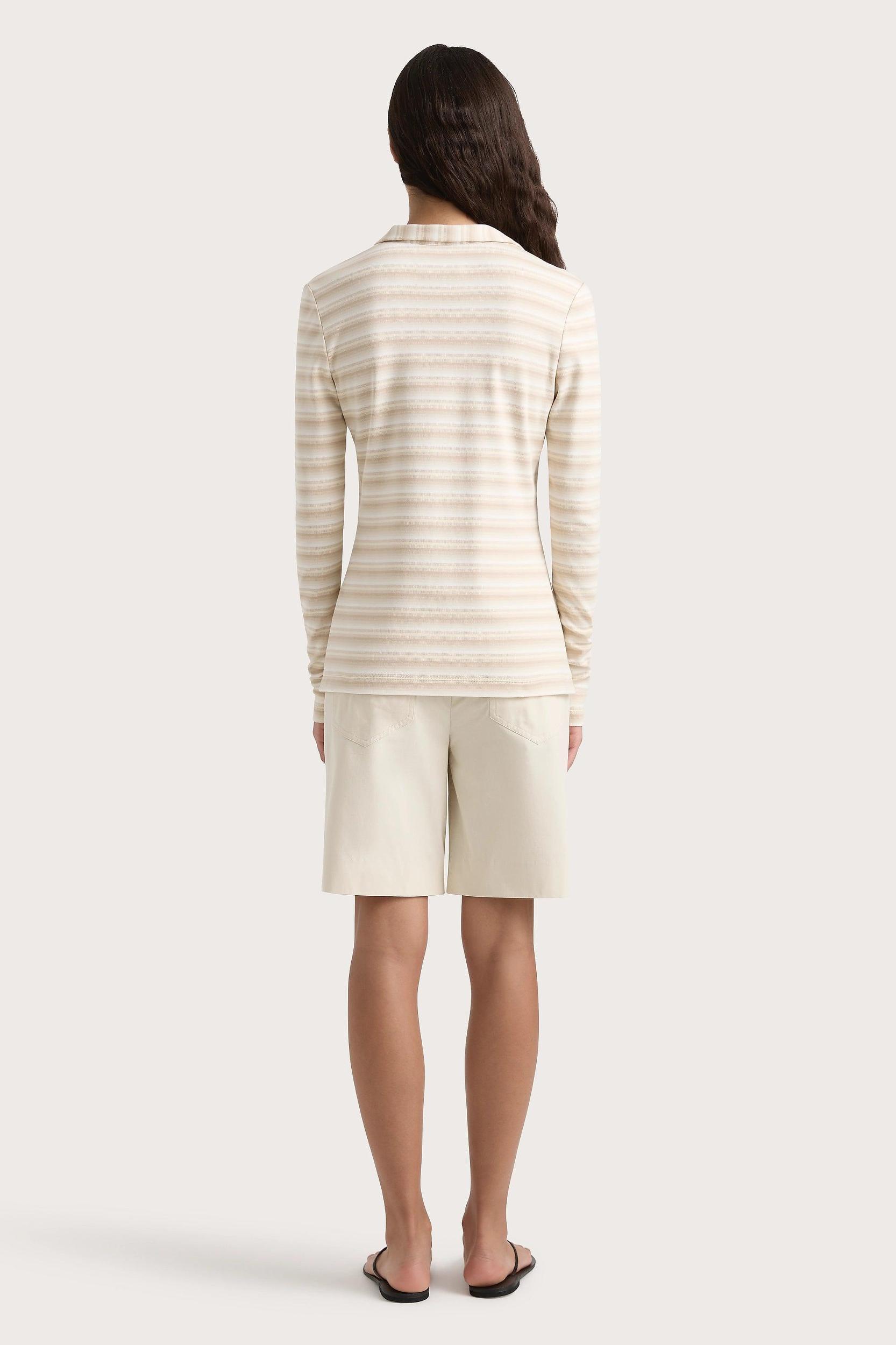Tiesse Shirt Cream Stripe Product Image