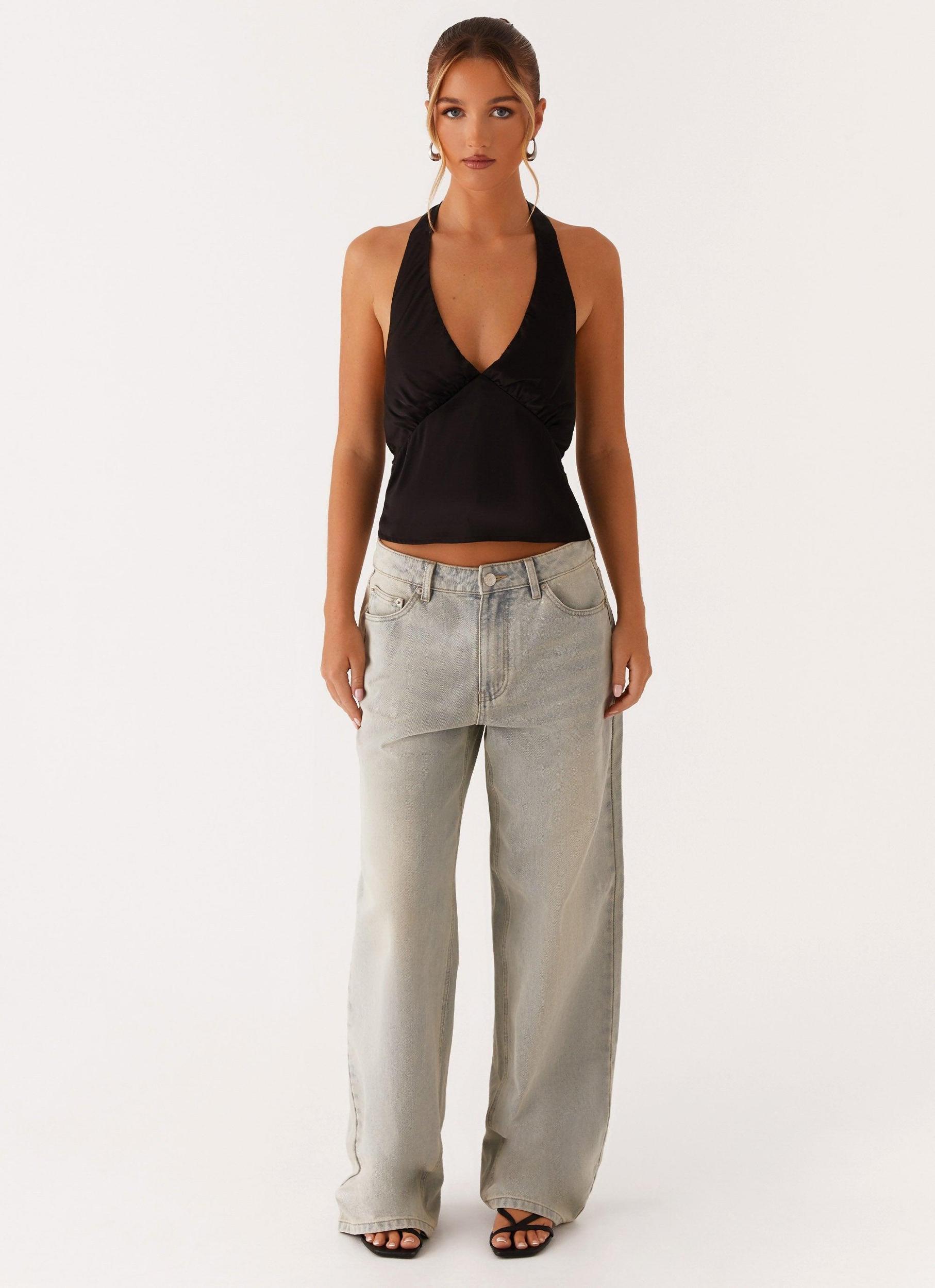 Heavy Hearted Top - Black Product Image