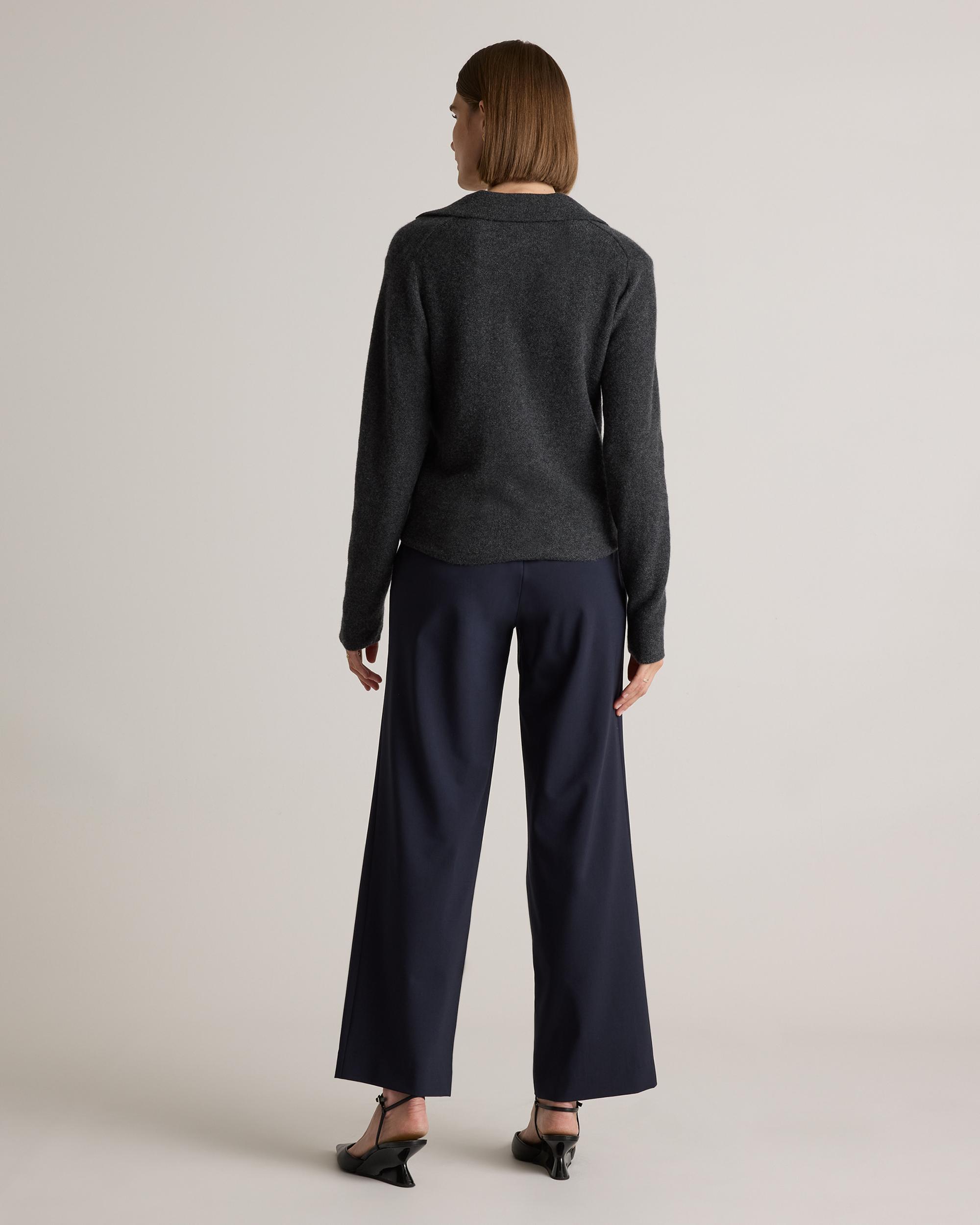 Quince | Women's Mongolian Cashmere Collared Cardigan Sweater Size XS Product Image