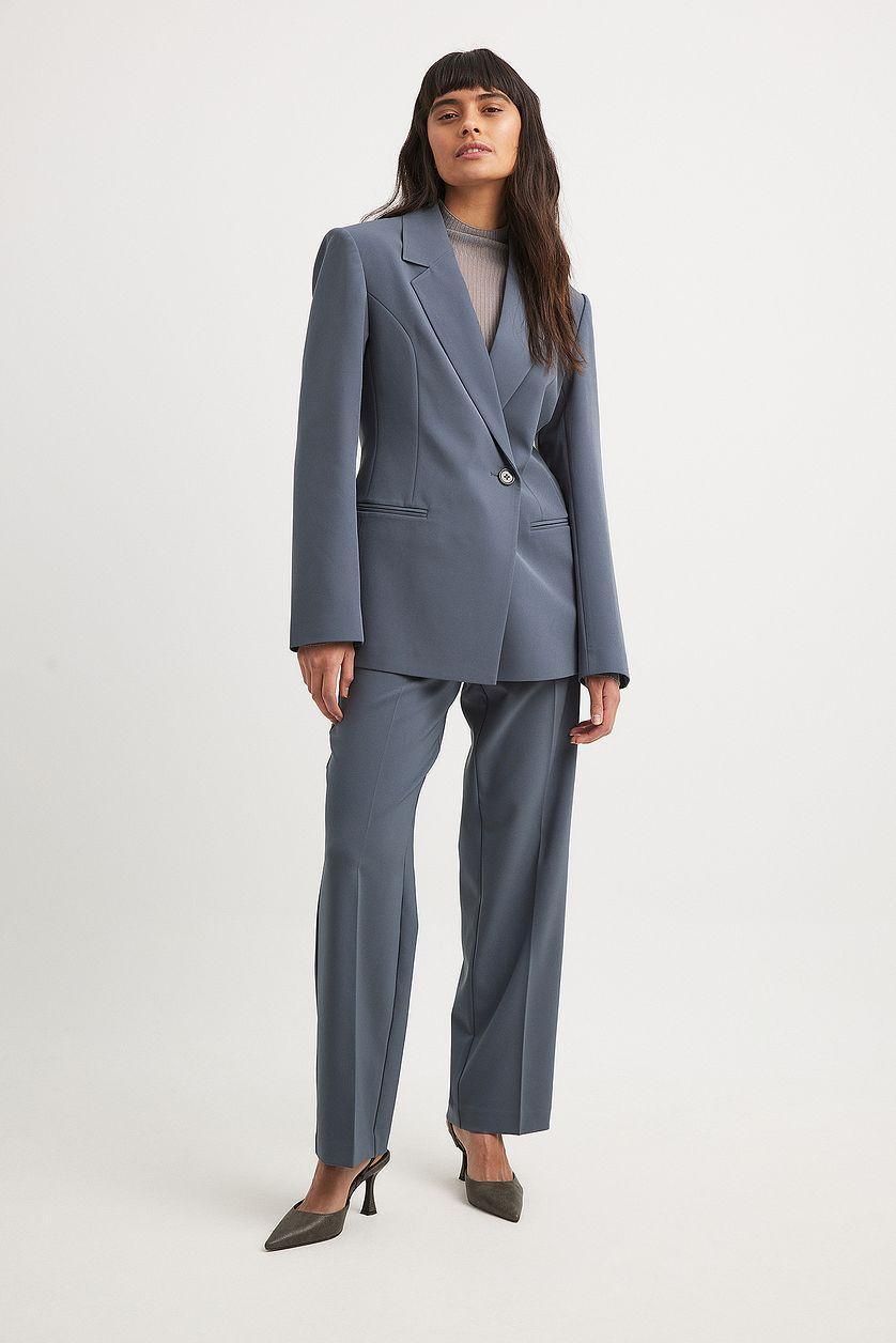Fitted Overlap Blazer Product Image