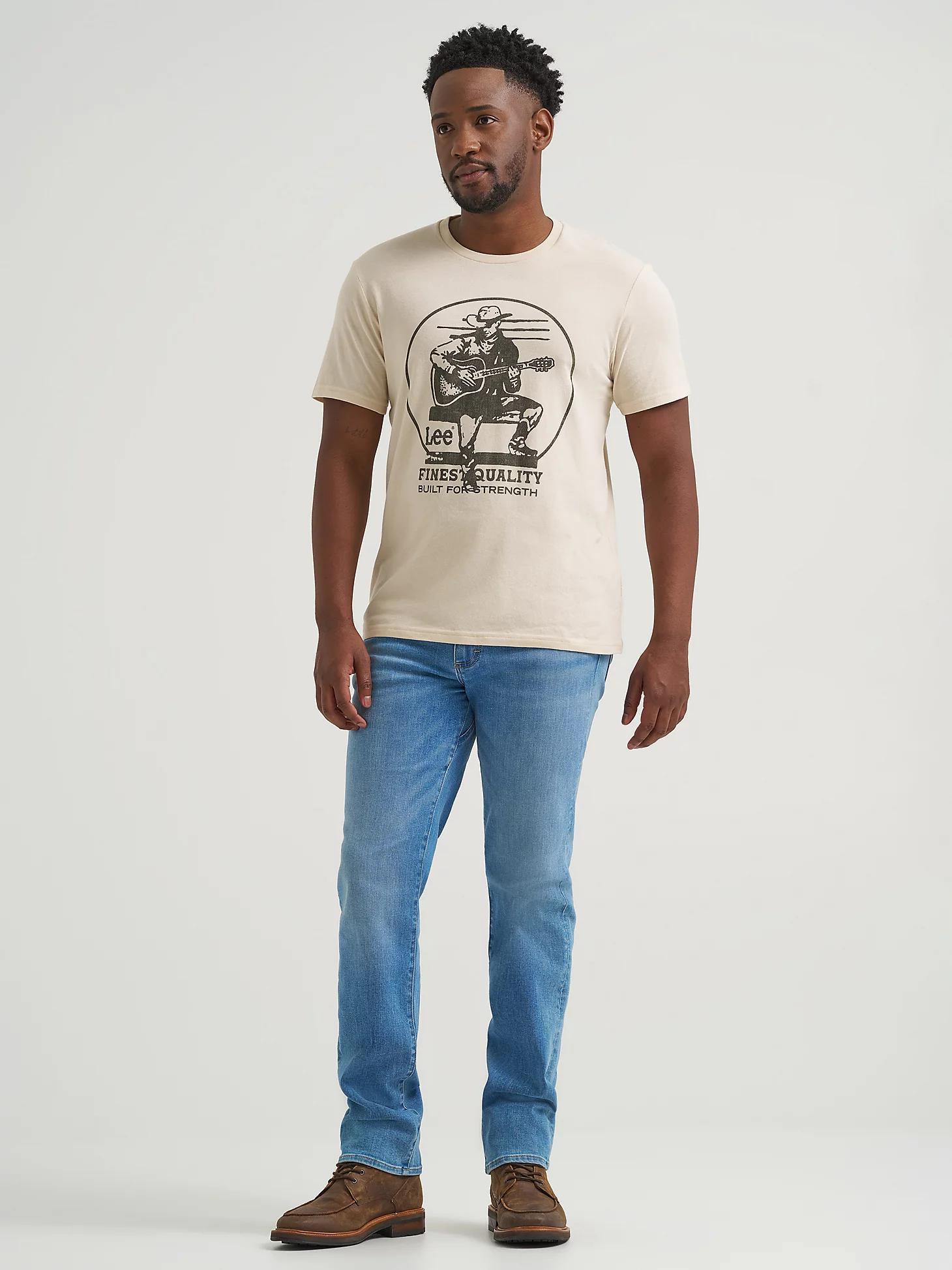 Men's Acoustic Guitar Graphic Tee | Men's Tops & Tees | Lee® Product Image