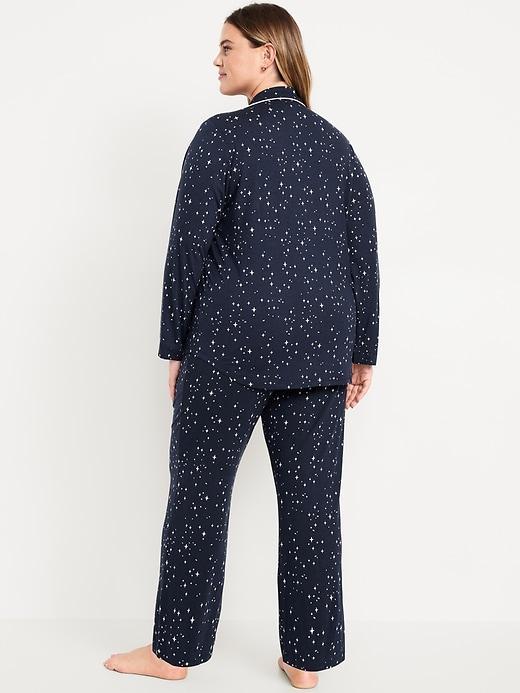 Knit Jersey Pajama Pant Set Product Image