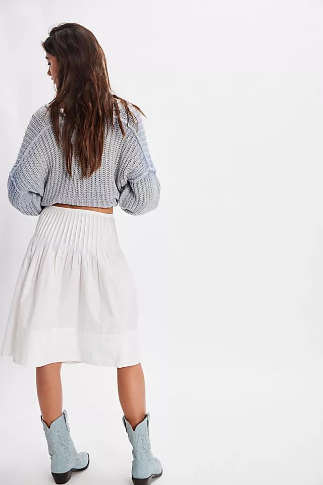 Peyton Pintuck Midi Skirt Product Image