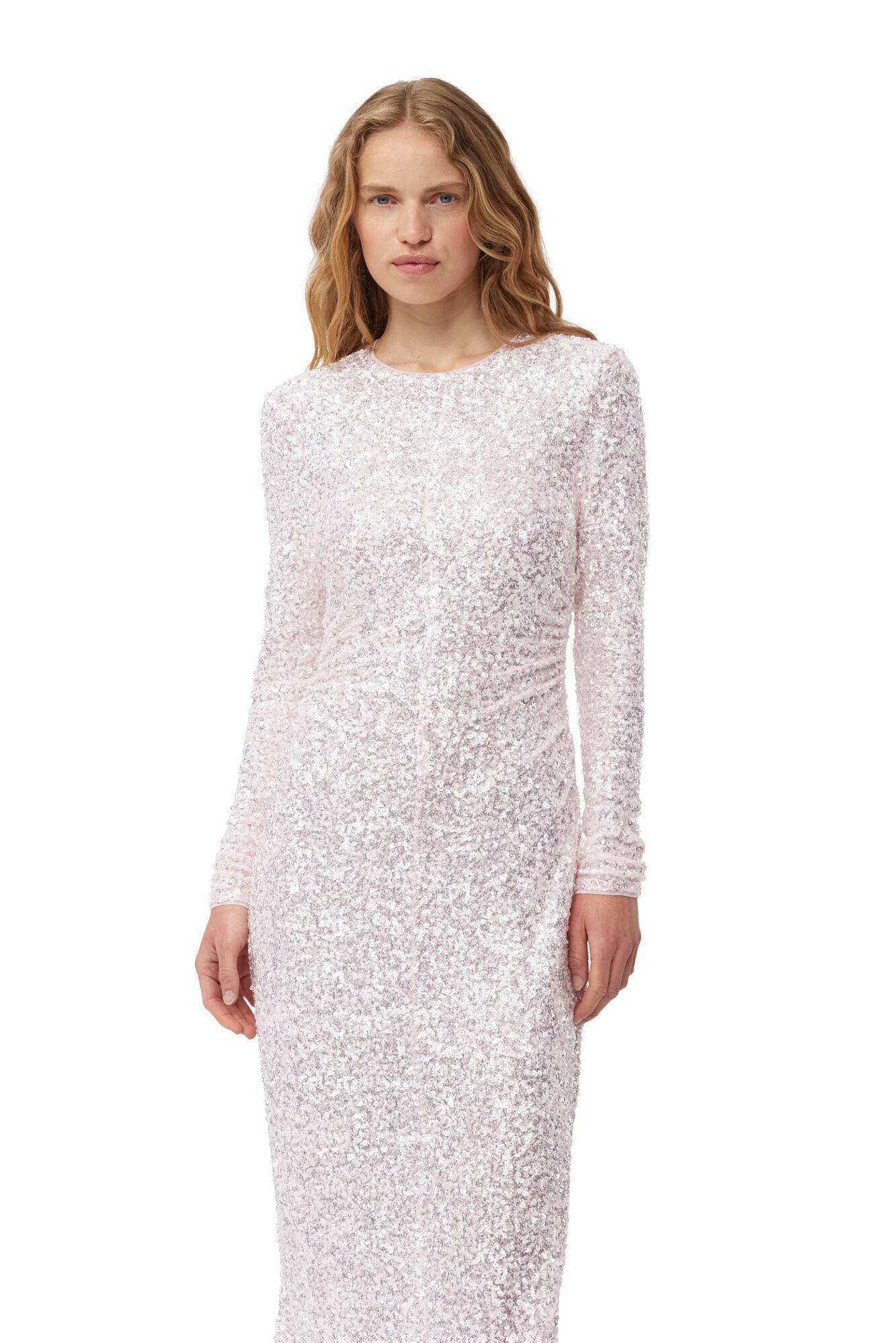 3D Sequins Maxi Dress Product Image