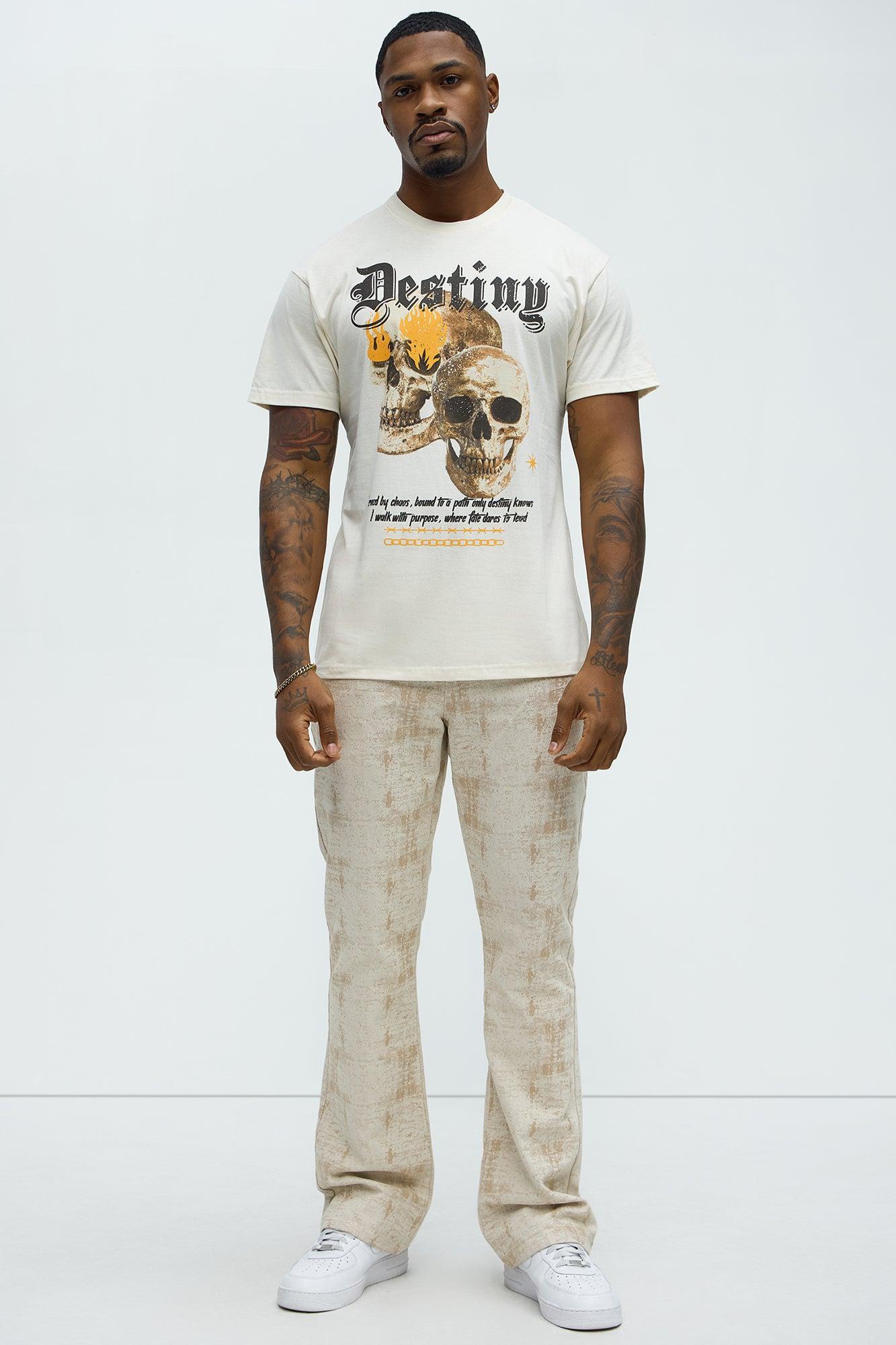 Can't Escape Destiny Short Sleeve Tee - Natural Product Image