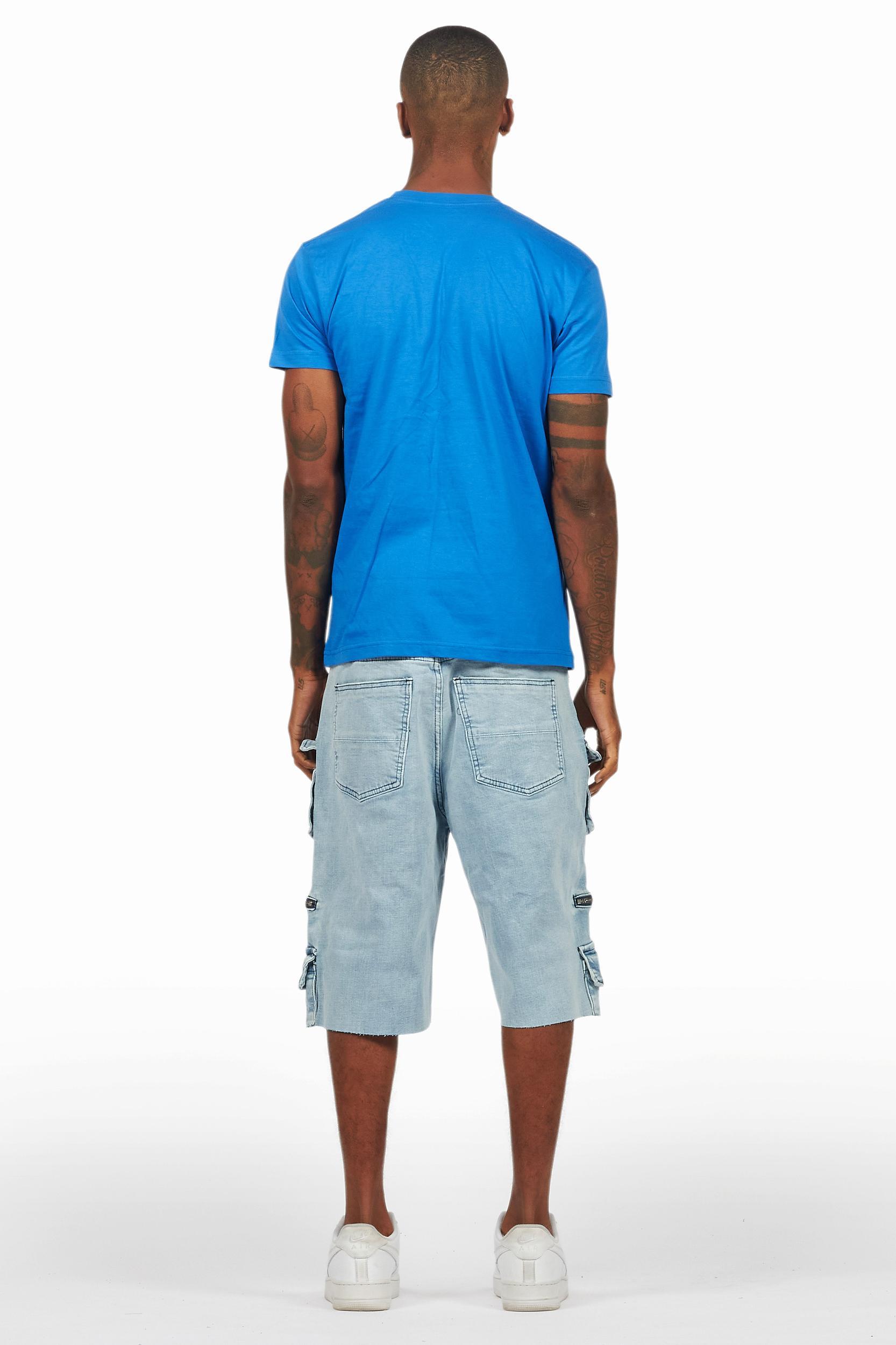 Kip Royal T-Shirt/Denim Short Set Male Product Image