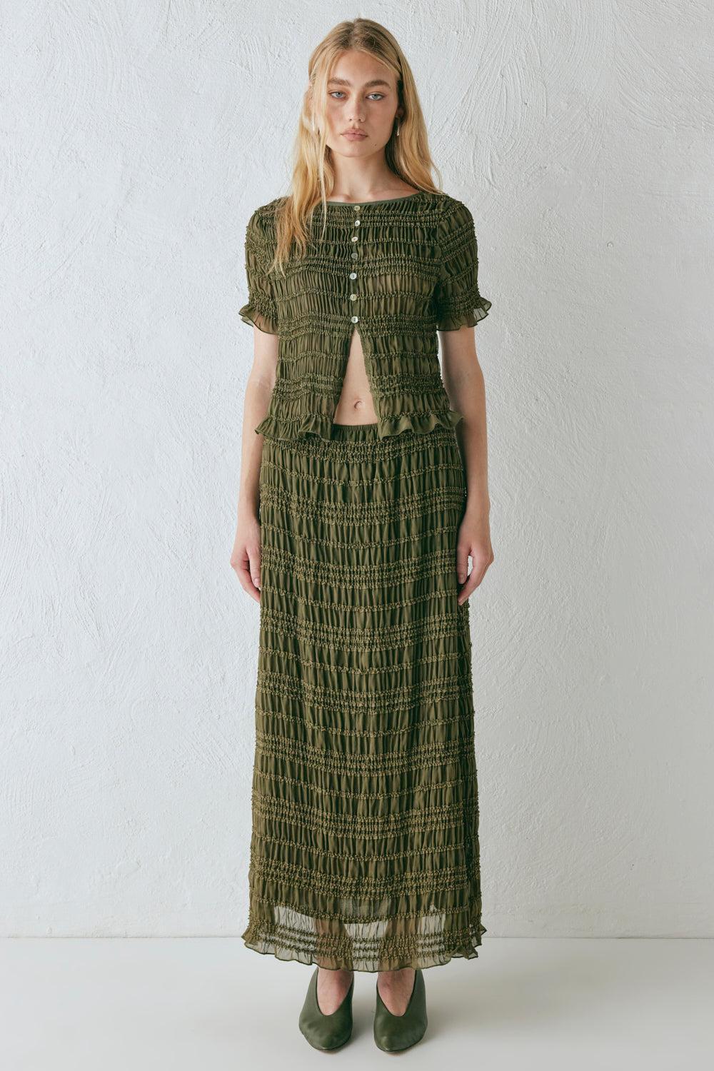 Sofia Top Khaki Product Image