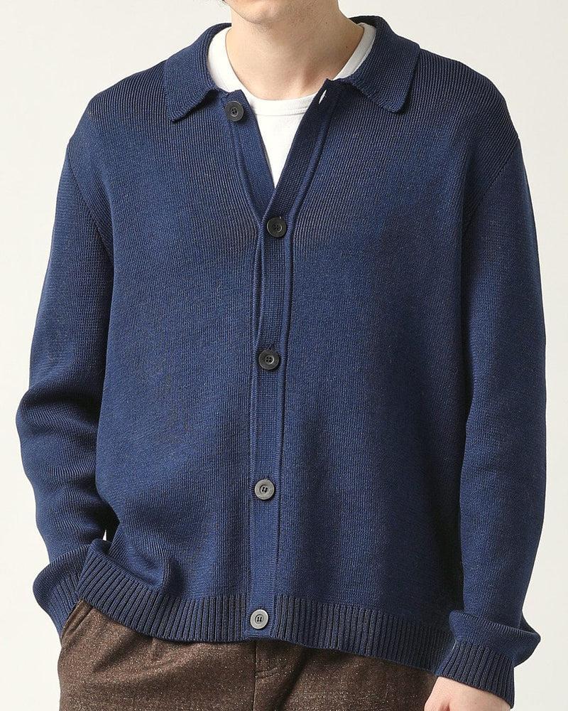 Buttondown Sweater - Navy Product Image