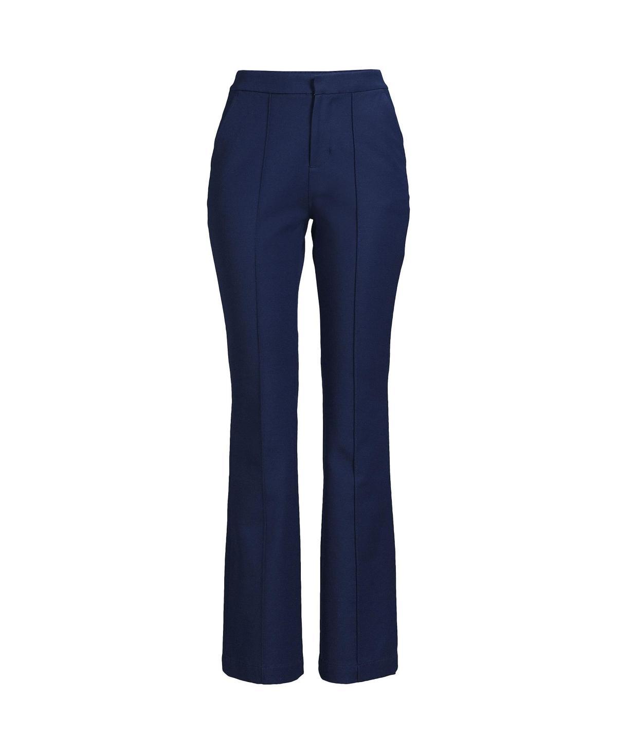 Women's Lands' End High-Rise Stretchy Bootcut Pants, Size: 6, Deep  Blue Product Image