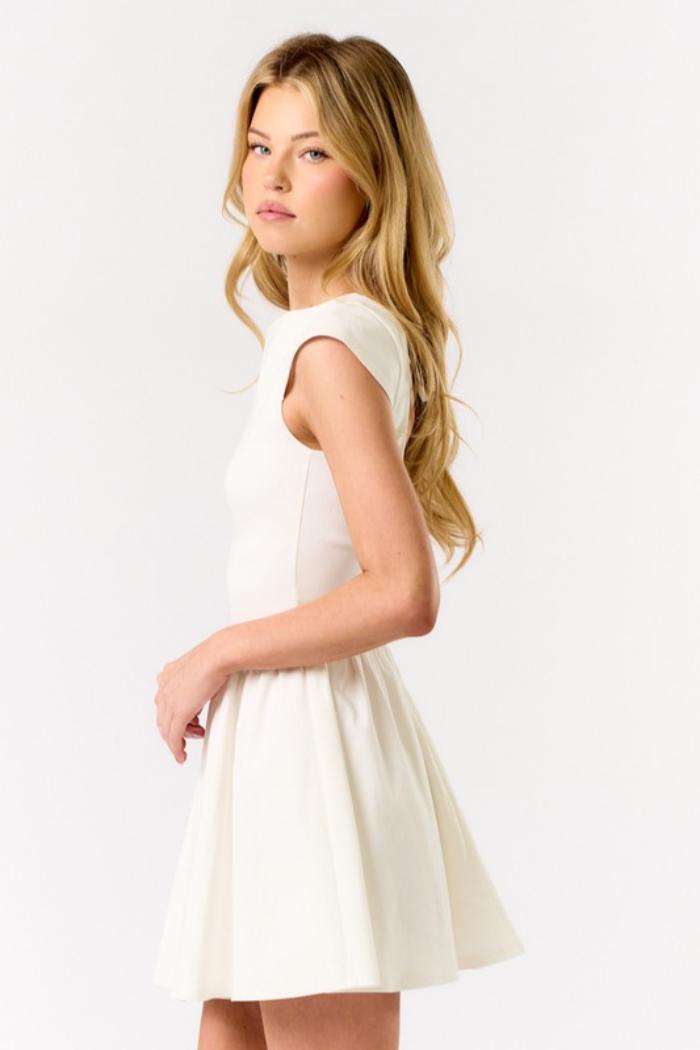Cap Sleeve Mini Dress Product Image