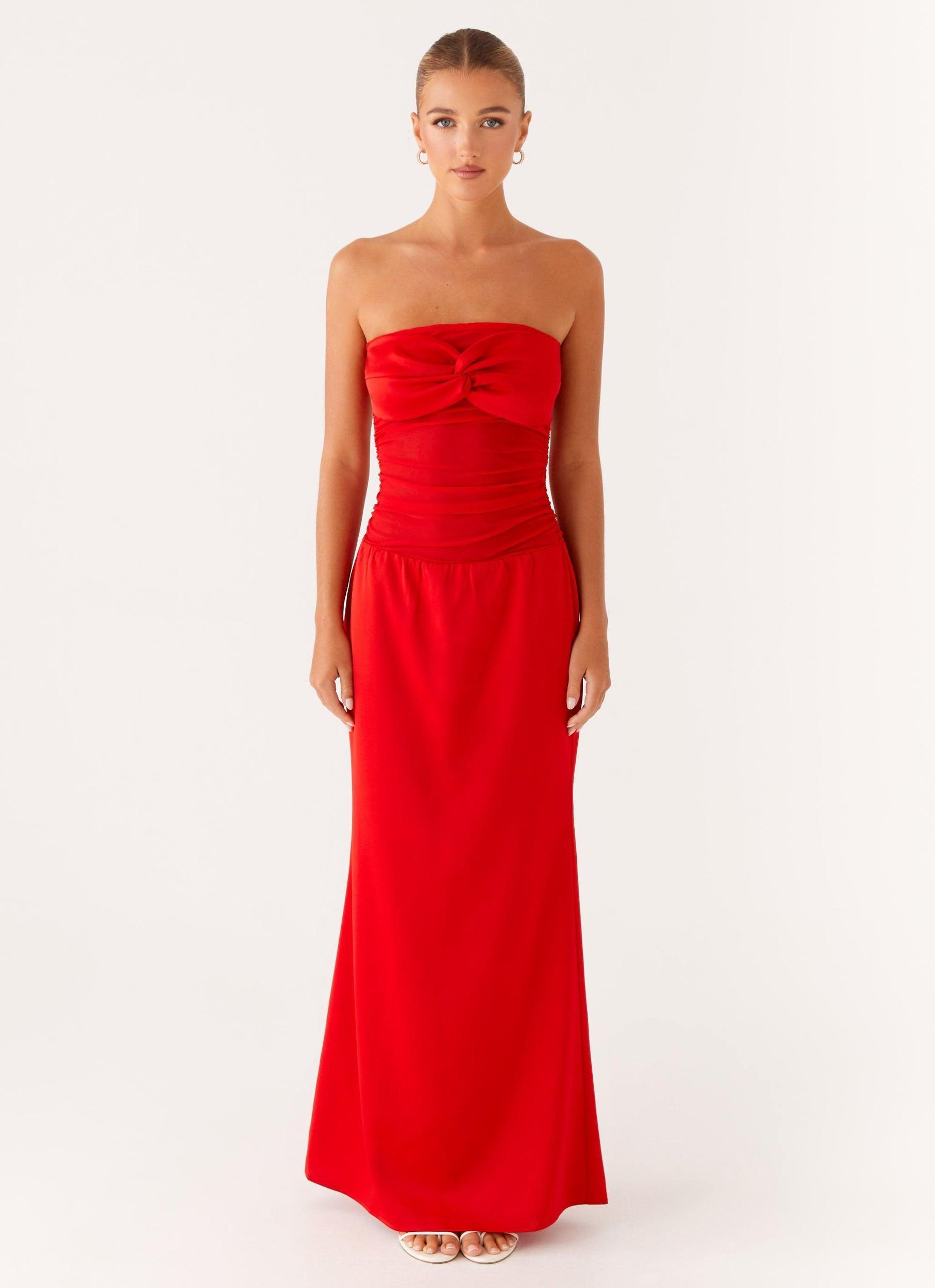 Rewind Maxi Dress - Tangerine Product Image