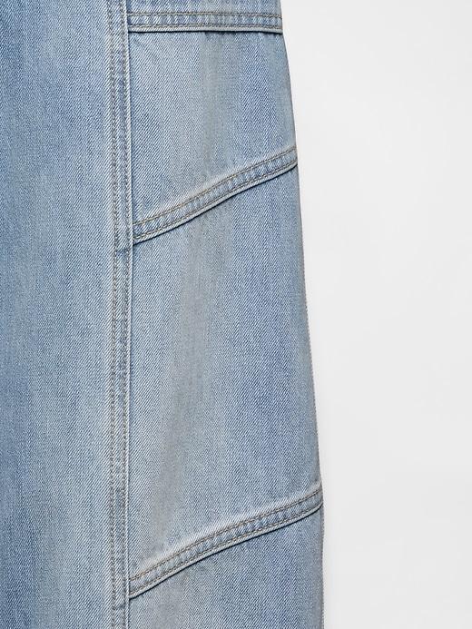 High Rise Seamed Barrel Jeans Product Image