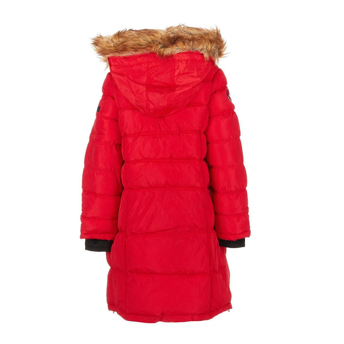 Canada Weather Gear Women's Long Puffer with Sherpa Lined Hood Product Image