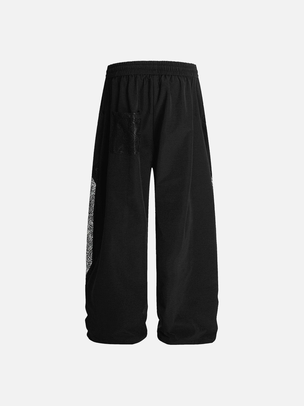 Aelfric Eden Lace Patchwork Baggy Sweatpants Product Image