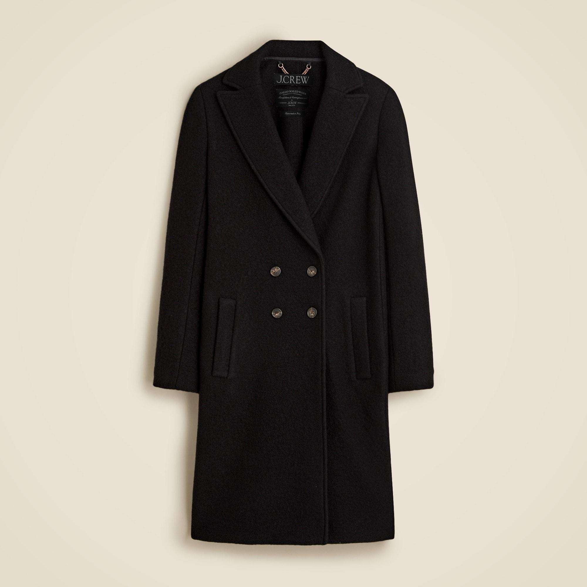Daphne topcoat in Italian boiled wool Product Image