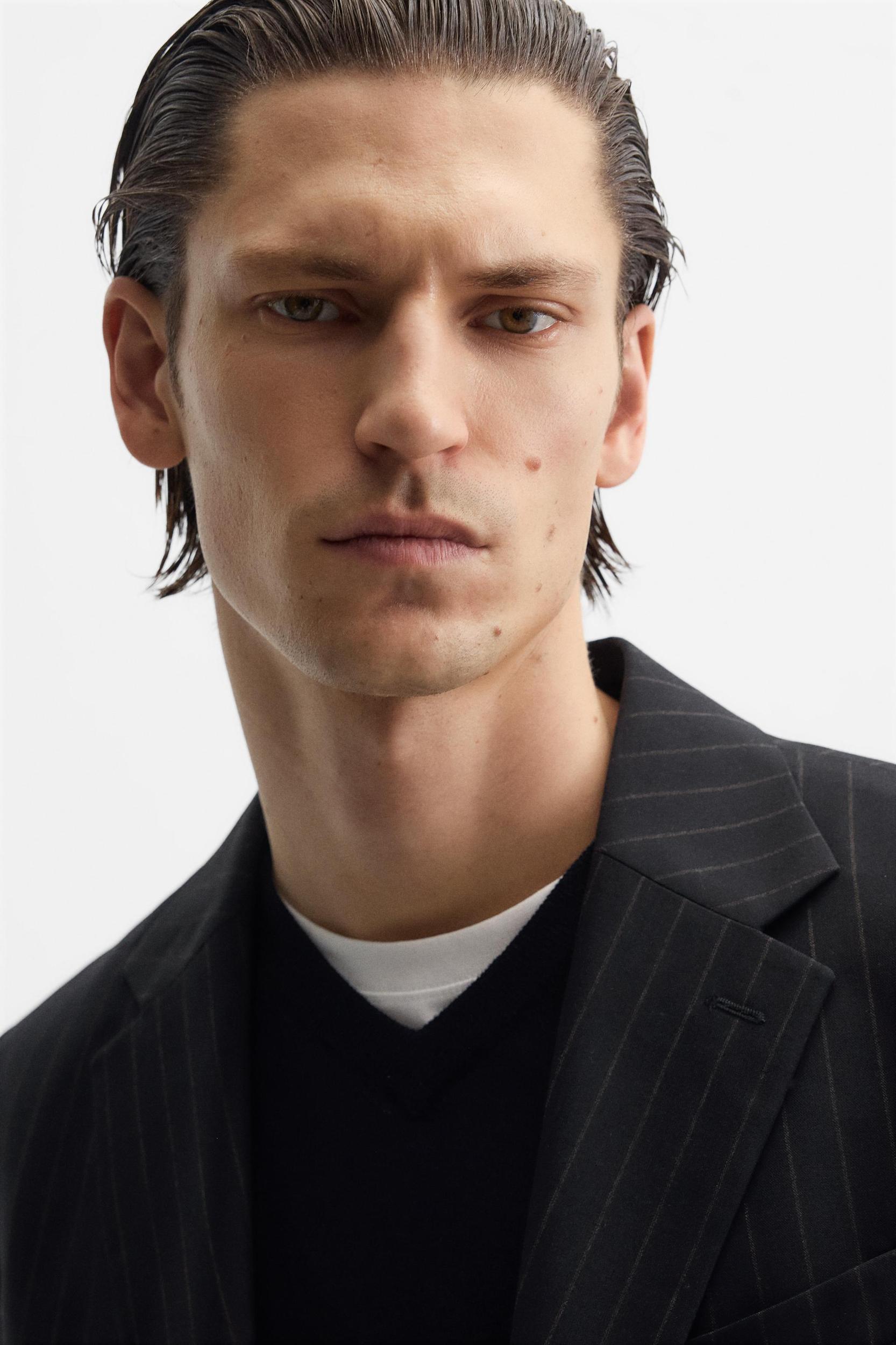 PINSTRIPE SUIT JACKET Product Image