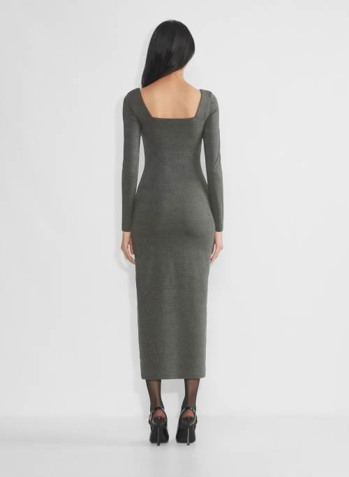 contour squareneck longsleeve maxi dress Product Image