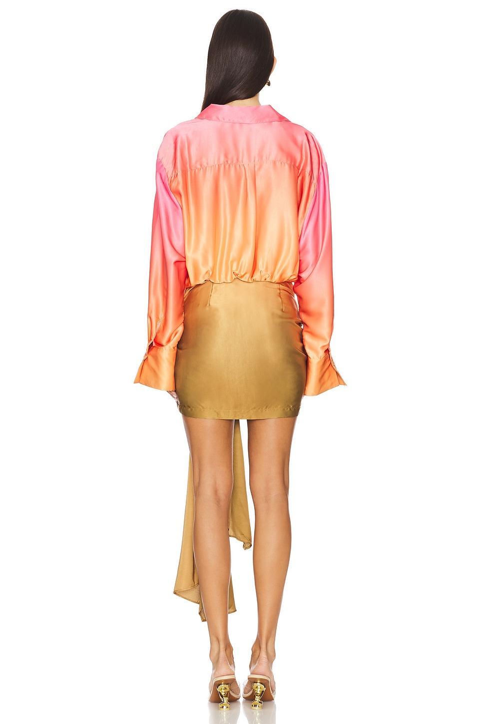 x REVOLVE Malira Ombre Shirt Dress Bardot Product Image