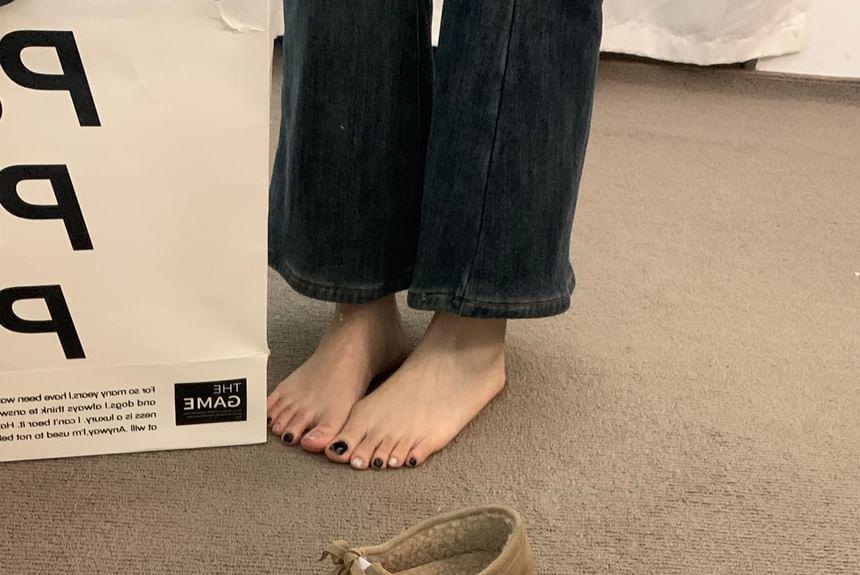 Bow Fleece-Lined Slip-Ons Product Image