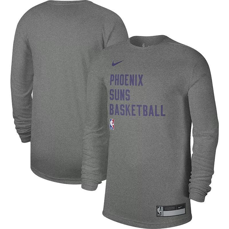 Unisex Nike Heather Gray Memphis Grizzlies 2023/24 Legend On-Court Practice Long Sleeve T-Shirt, Men's, Size: 2XL, Grz Grey Product Image