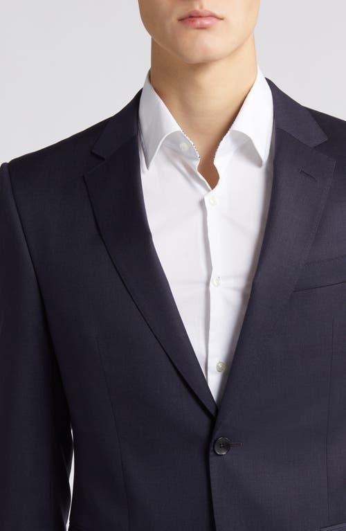 HUGO BOSS Boss Virgin Wool Suit In Blue Product Image