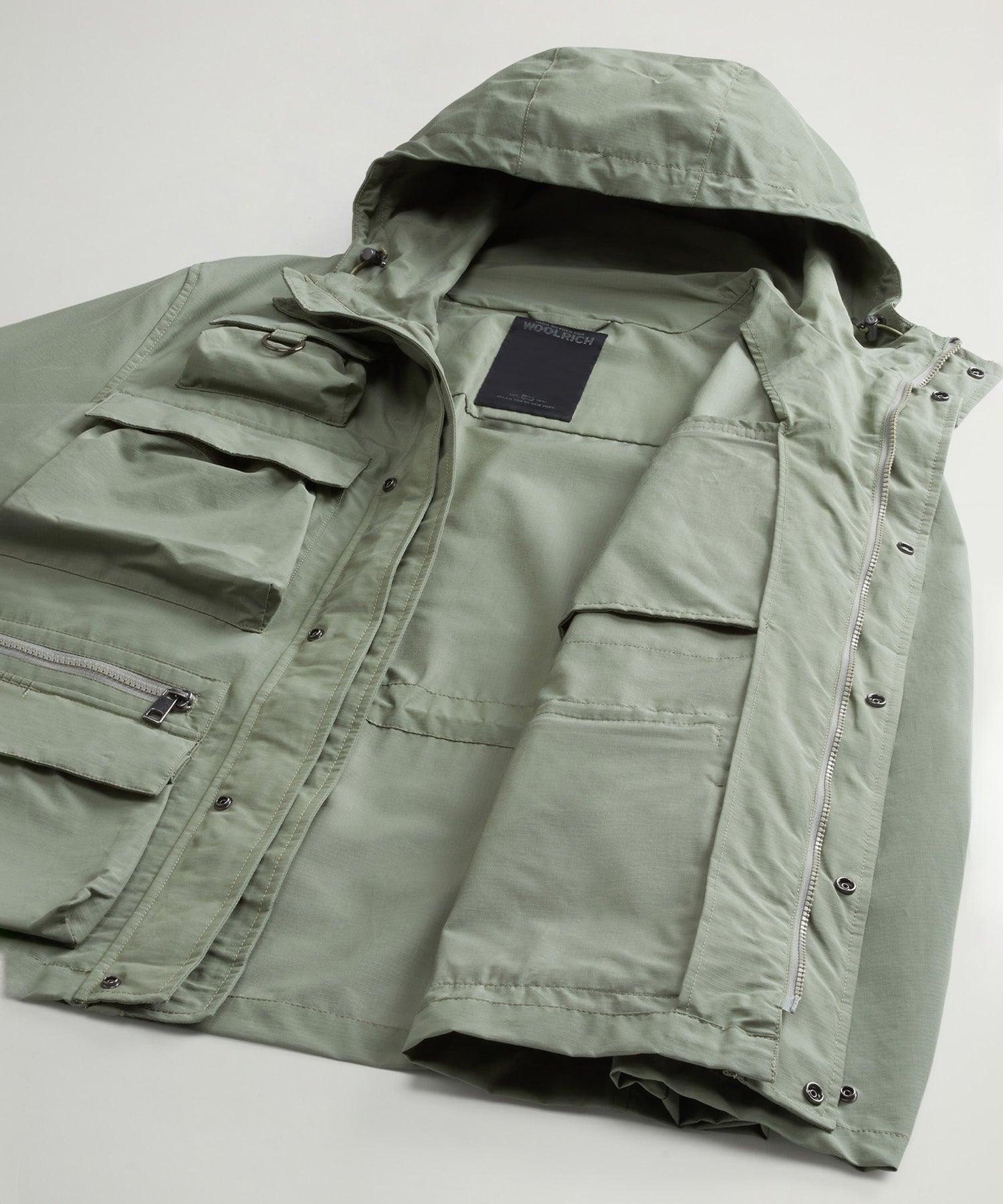 Todd Snyder x Woolrich Fishing Jacket in Sage Product Image