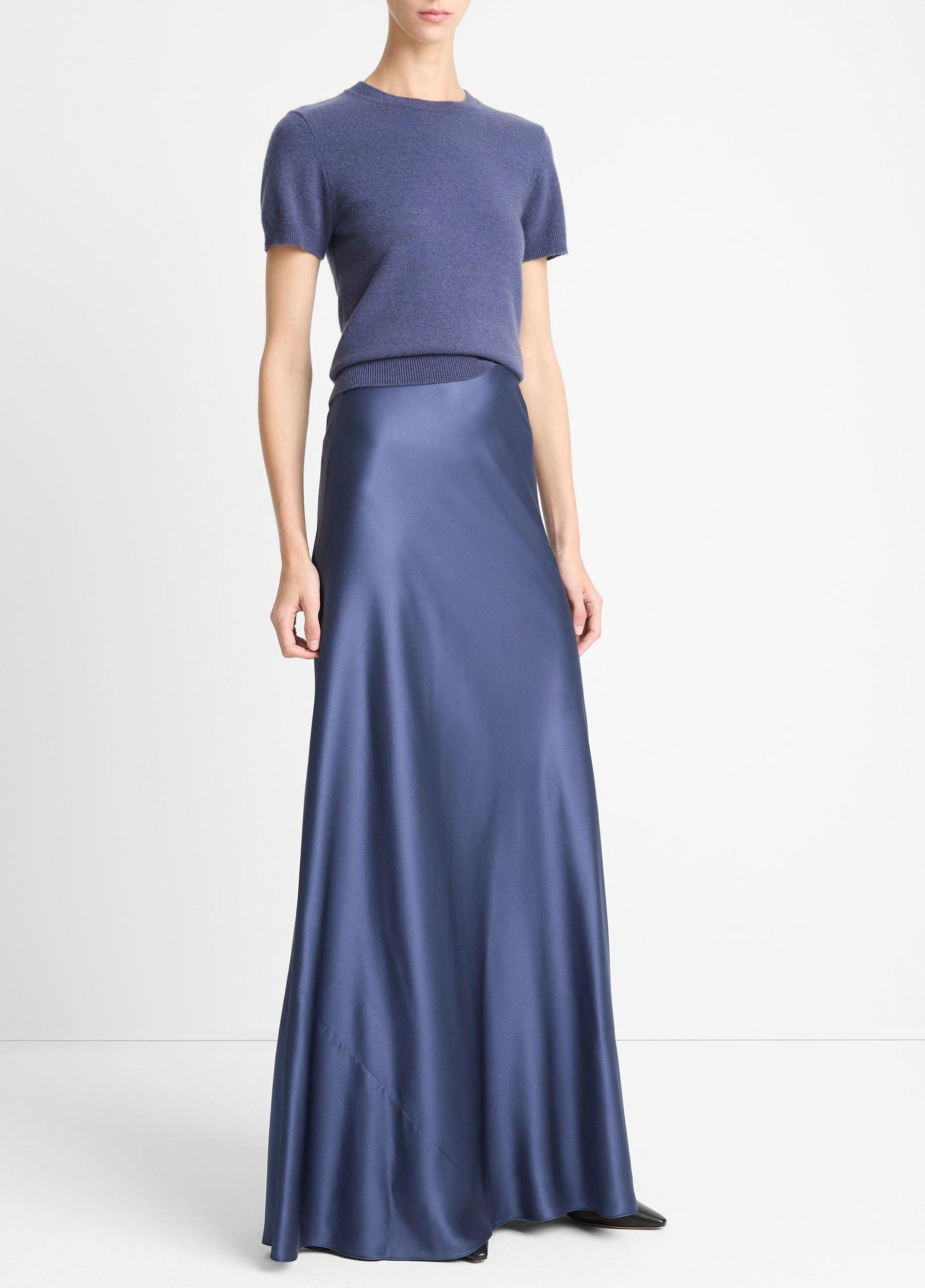 Satin Maxi Skirt Product Image