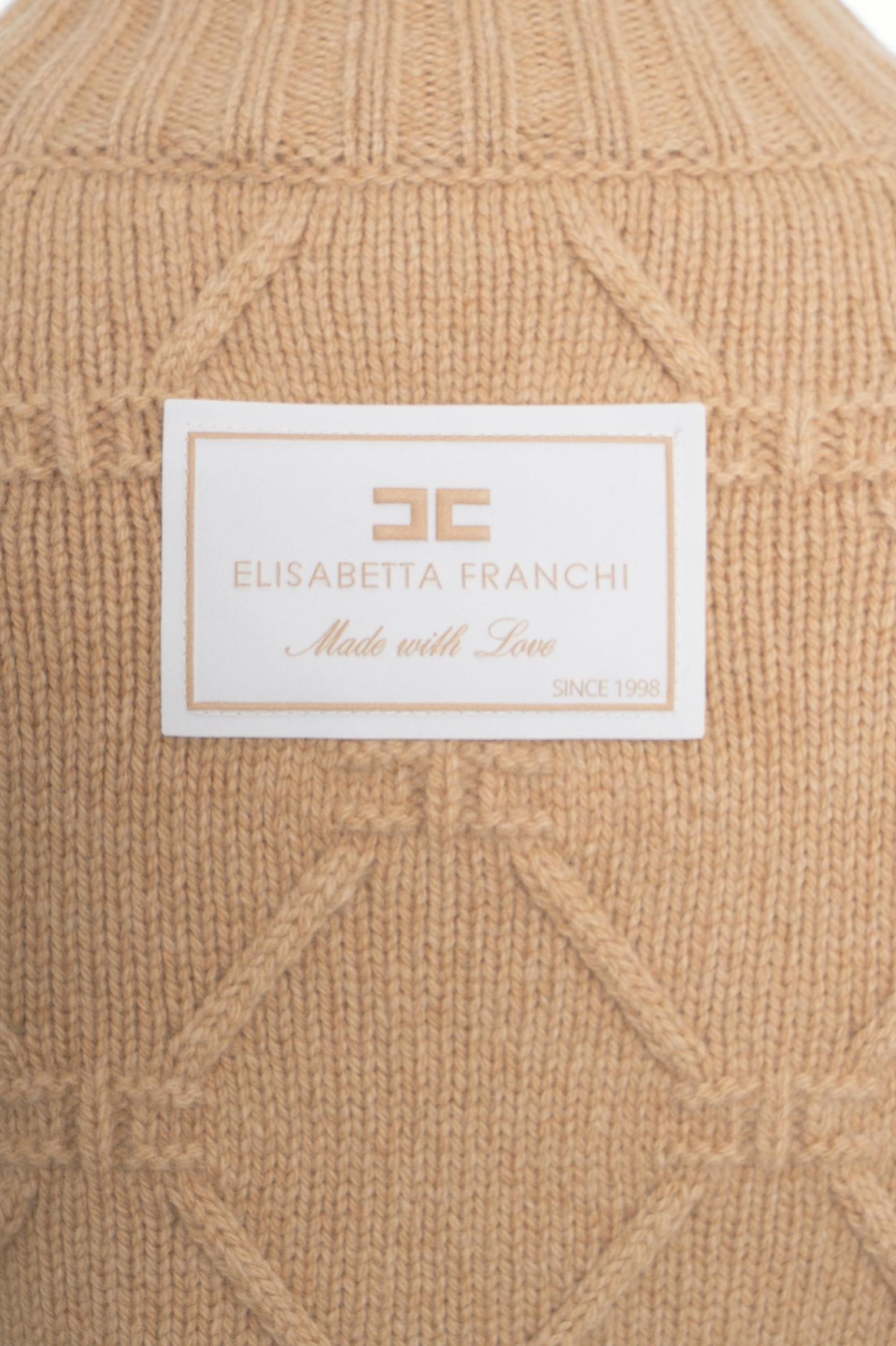 High neck wool sweater Product Image