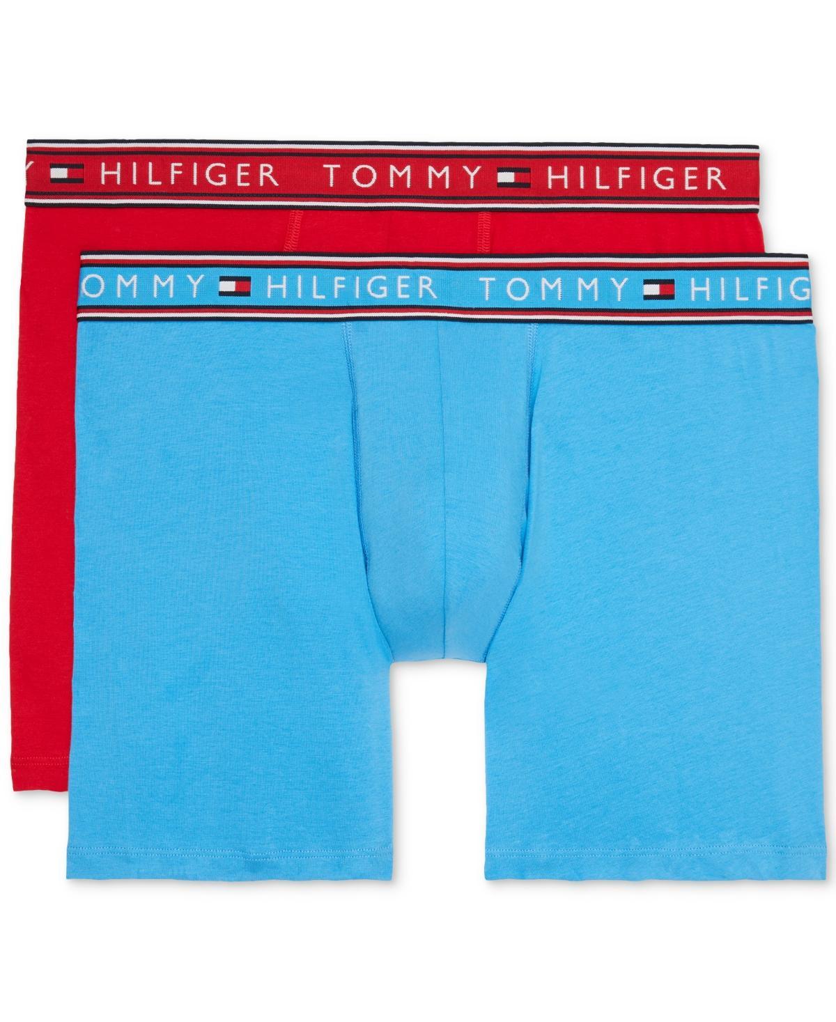 Tommy Hilfiger Mens 3-Pk. Cotton Stretch Moisture-Wicking Boxer Briefs Product Image