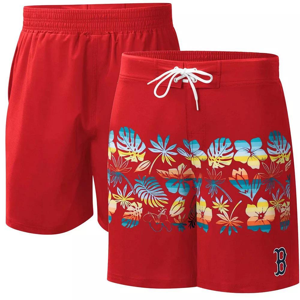 Men's G-III Sports by Carl Banks Red Boston Red Sox Breeze Volley Swim Shorts, Size: 2XL Product Image