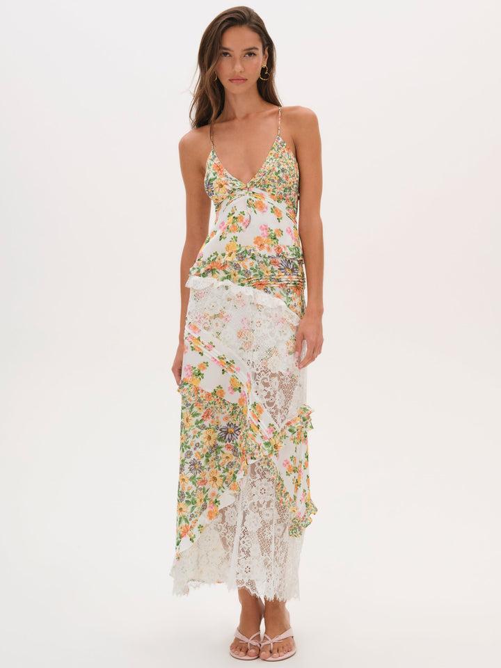 Rosalyn Maxi Dress — Green Product Image