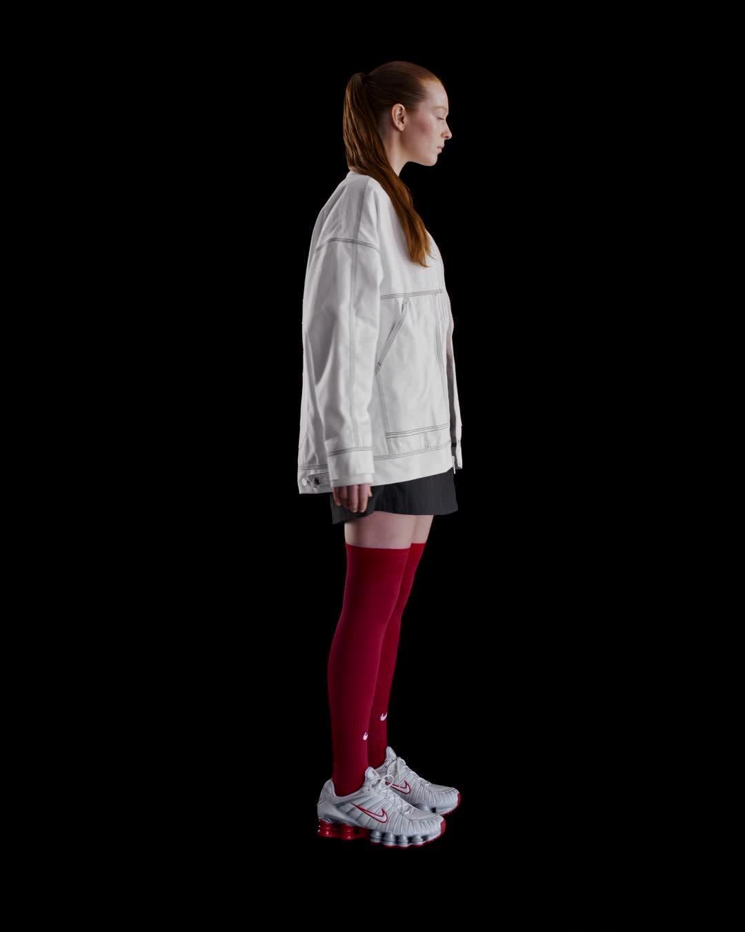 Women's Nike Sportswear Oversized Graphic Cargo Jacket Product Image