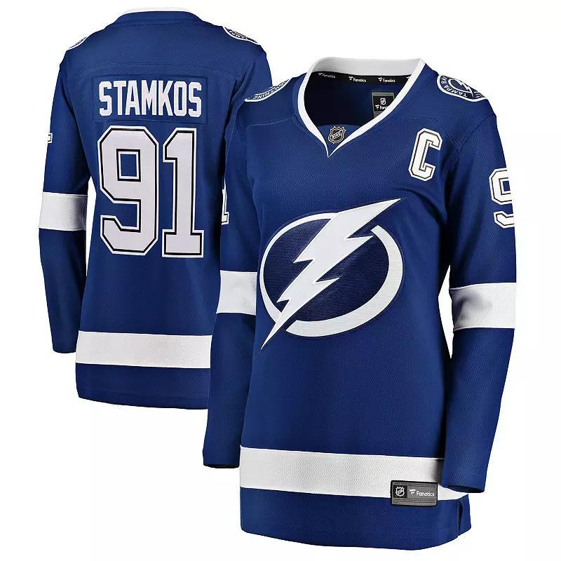 Womens Steven Stamkos Blue Home Breakaway Player Jersey - Blue Product Image