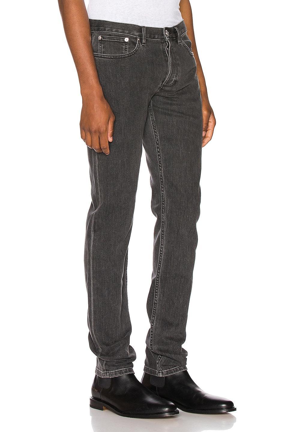 A. p.c. Petit New Standard Slim Fit Jeans in Black Product Image