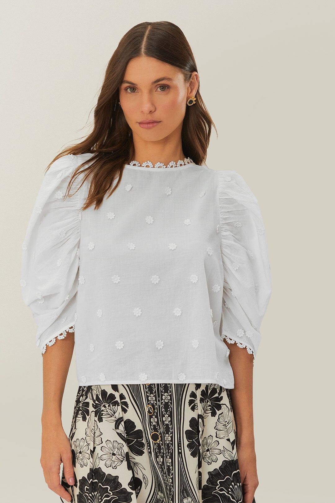 Off-White 3D Flowers Blouse Product Image