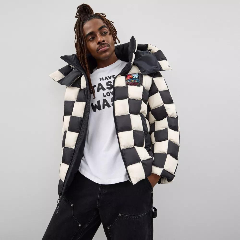 Coachtopia Loop Puffer Jacket With Checkerboard Quilting Product Image