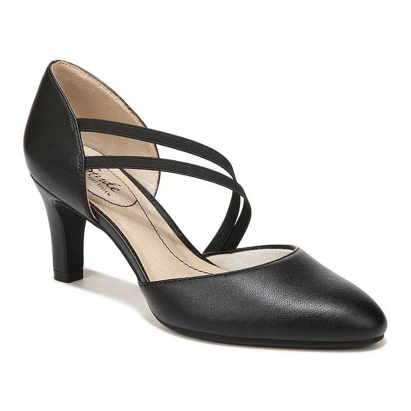 LifeStride Grace Womens Strappy Pumps Brown Milk Product Image