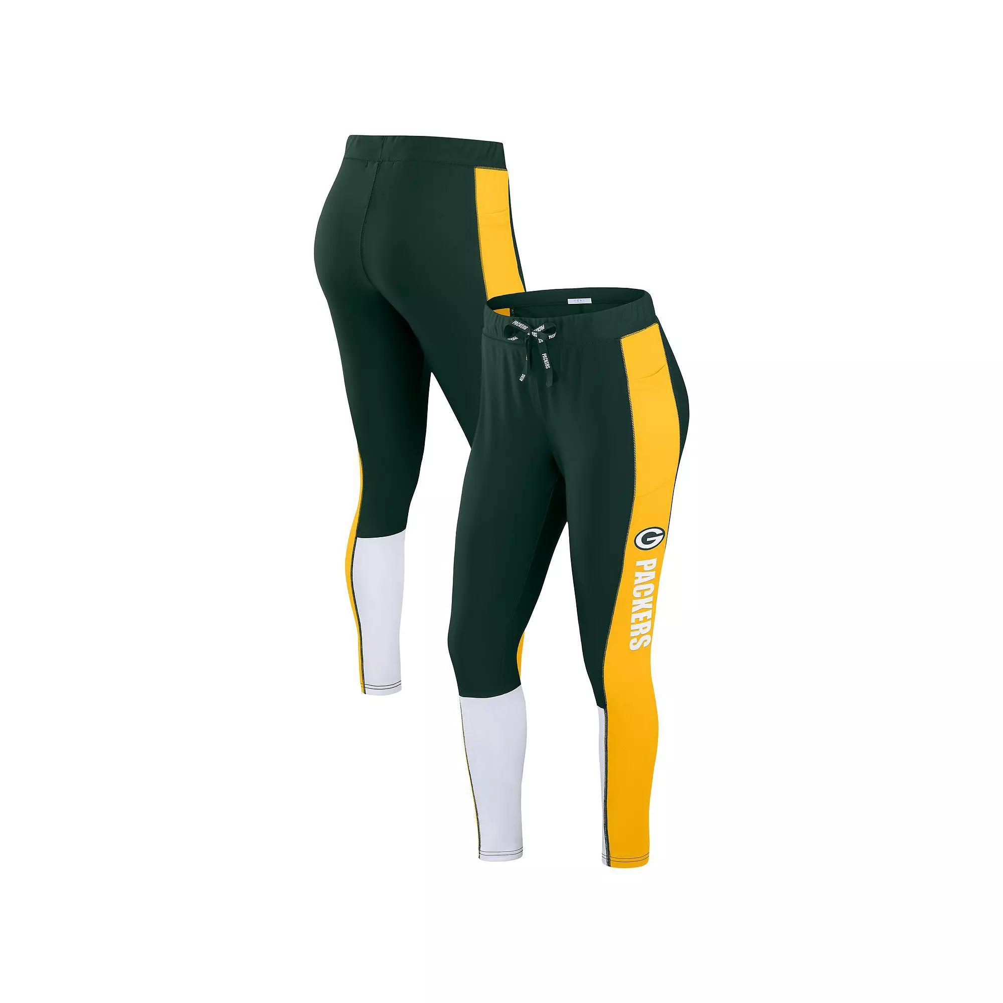 Womens WEAR by Erin Andrews /Gold Minnesota Vikings Color-Block Leggings Product Image