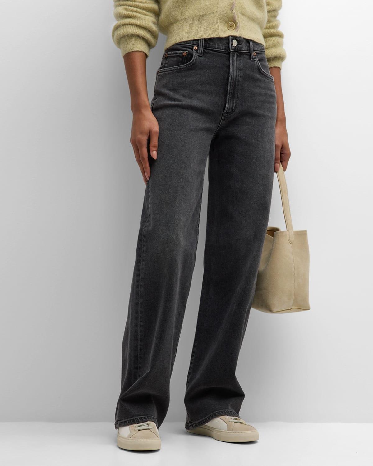 Harper High-Rise Wide-Leg Jeans Product Image