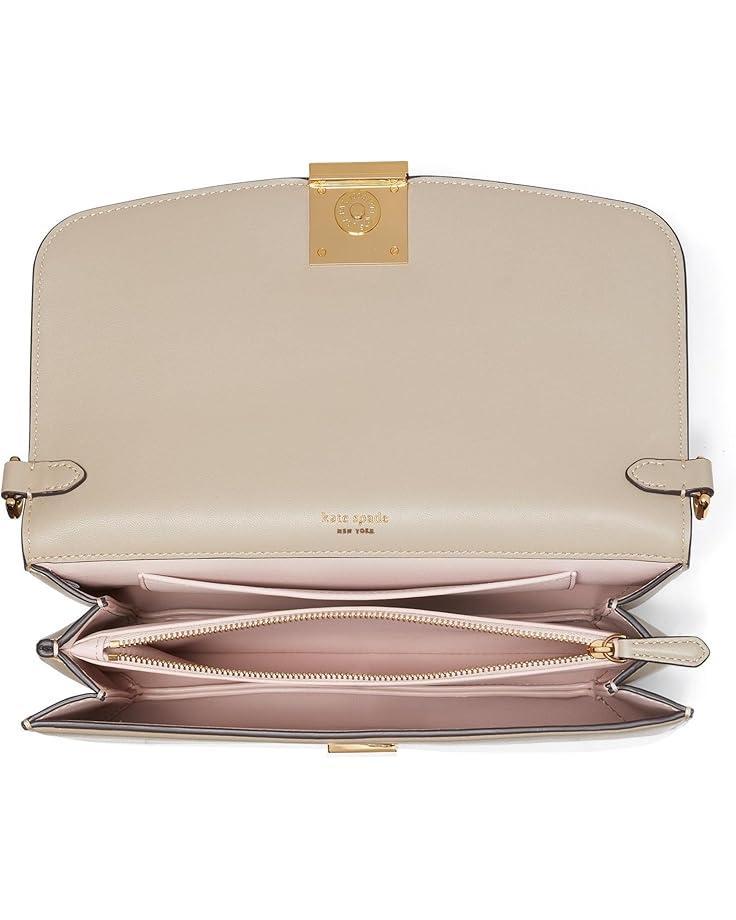 Dakota Croc Embossed Leather Small Crossbody Product Image