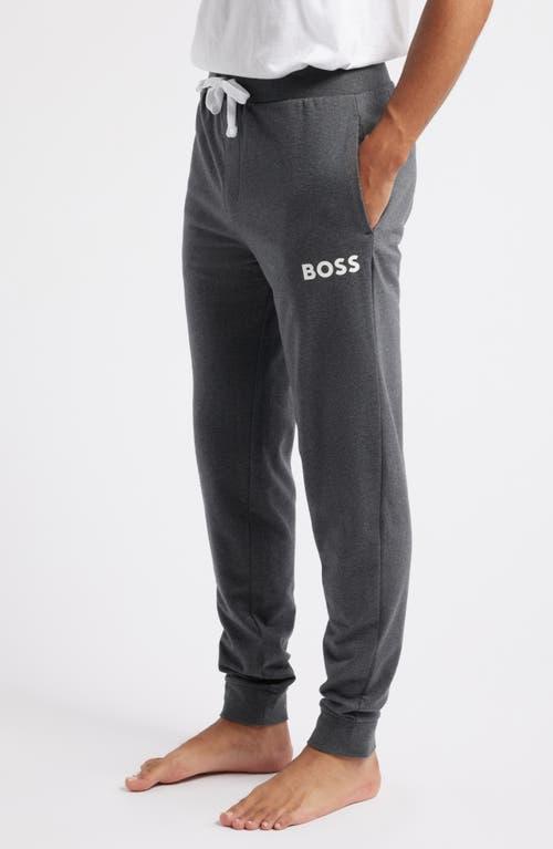 Boss Ease Cotton Logo Print Joggers Regular Fit Product Image