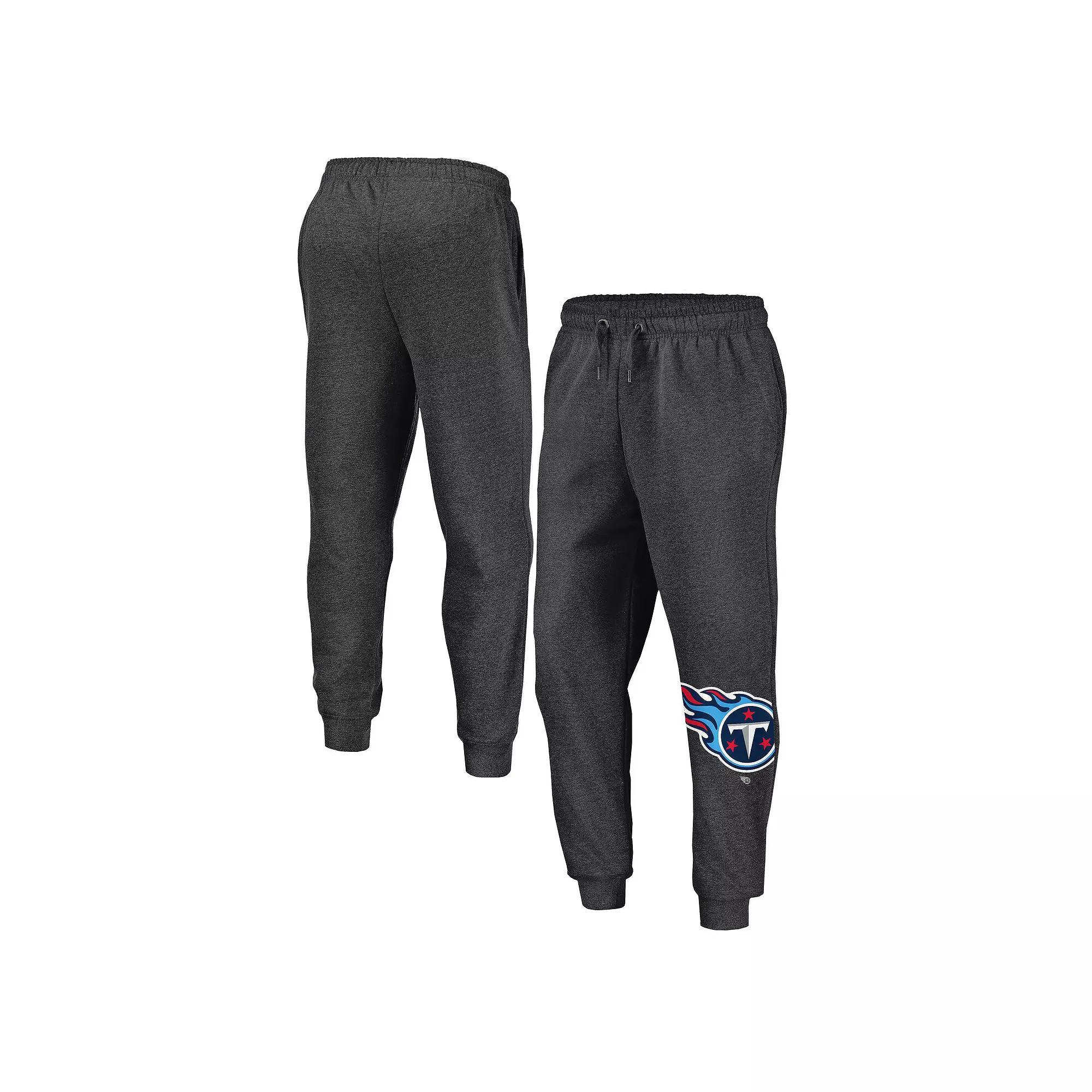 Men's Fanatics  Heather Charcoal Tennessee Titans Boost Fleece Joggers, Size: XL Product Image