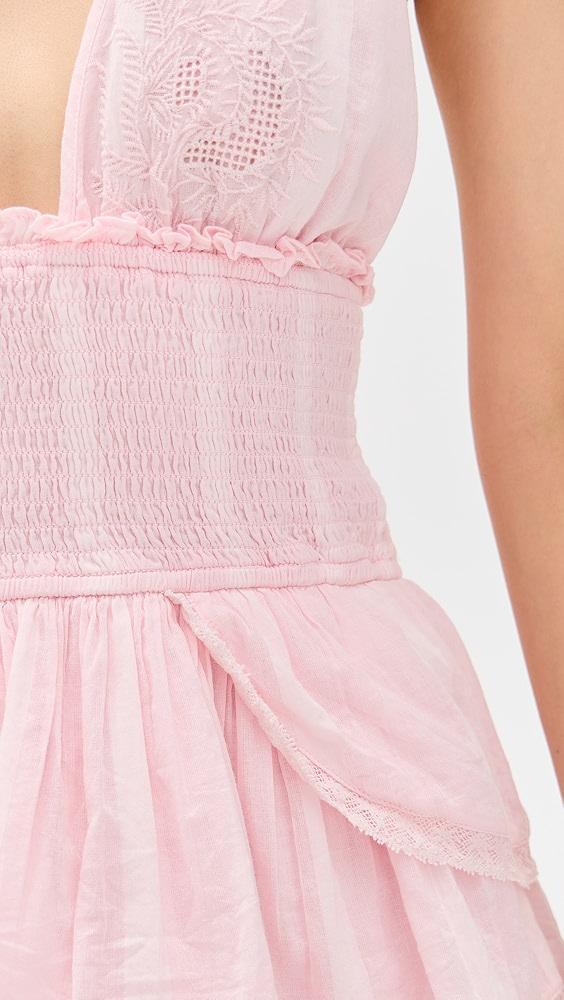 LoveShackFancy Deanna Halter Dress | Shopbop Product Image