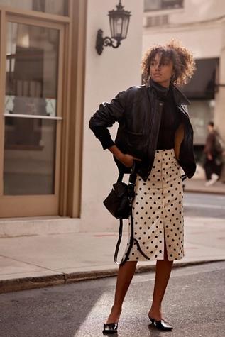 Analise Printed Midi Skirt Product Image