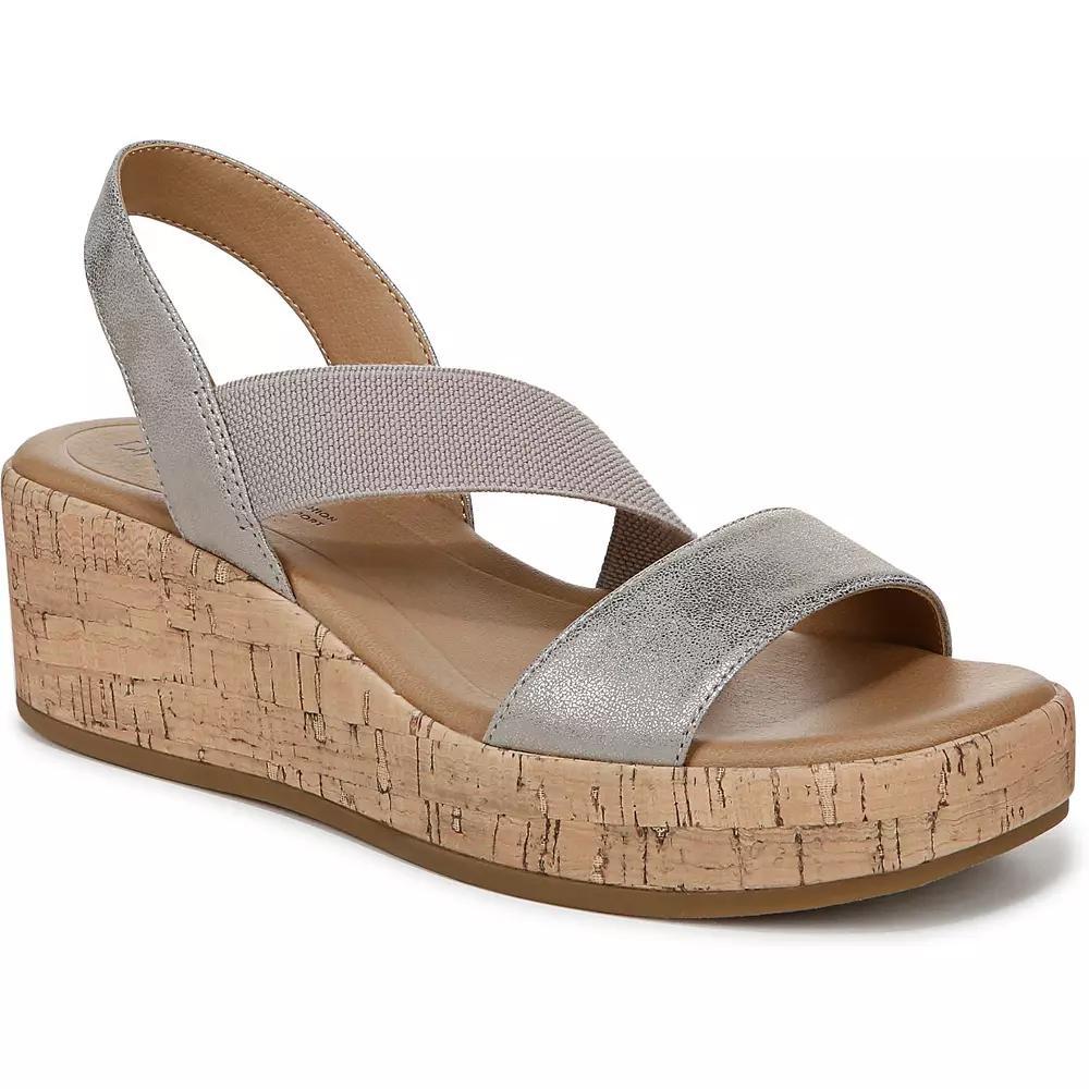 LifeStride Odette Women's Strappy Wedge Sandals, Size: 10, Brown Product Image