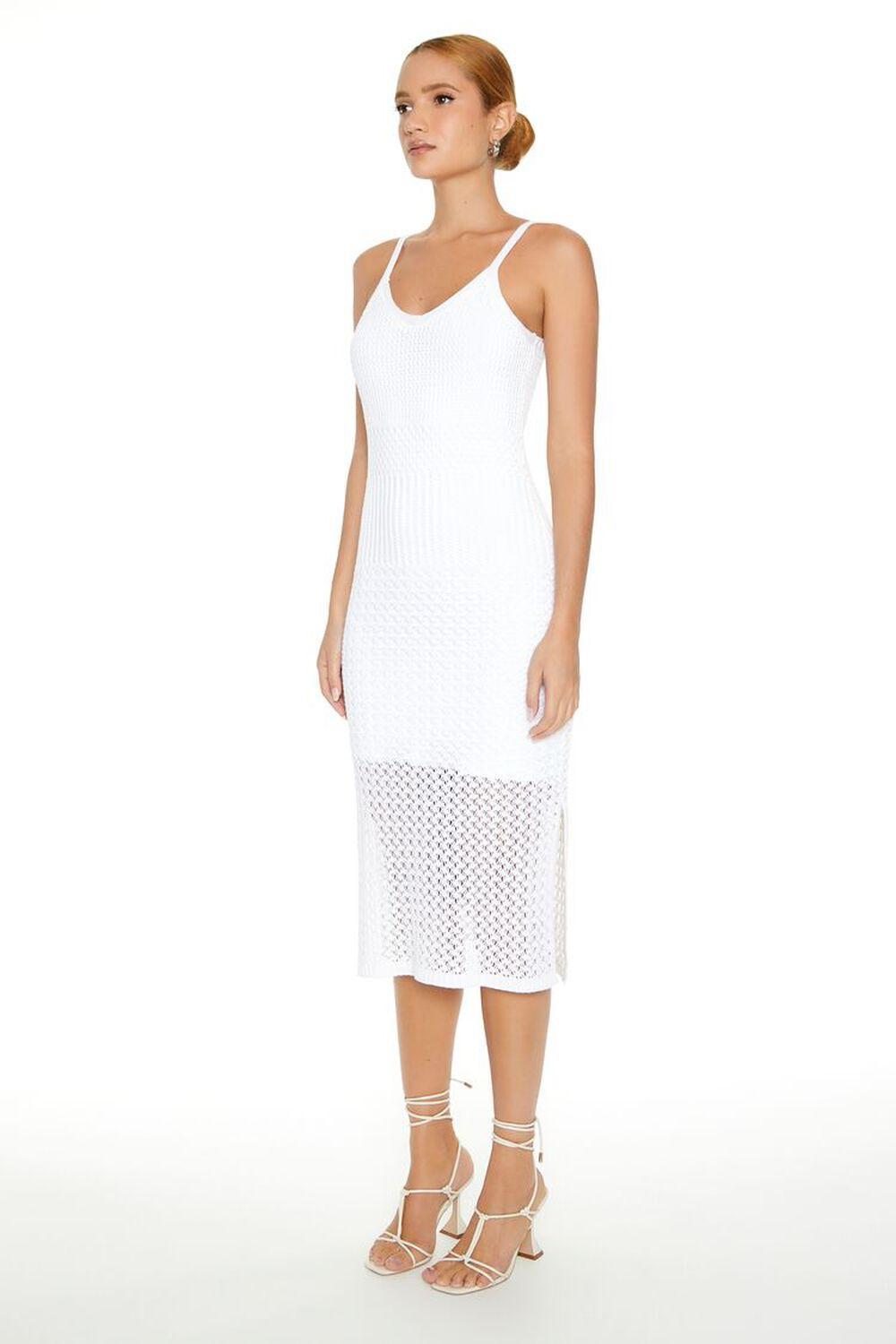 Pointelle Knit Midi Dress | Forever 21 Product Image