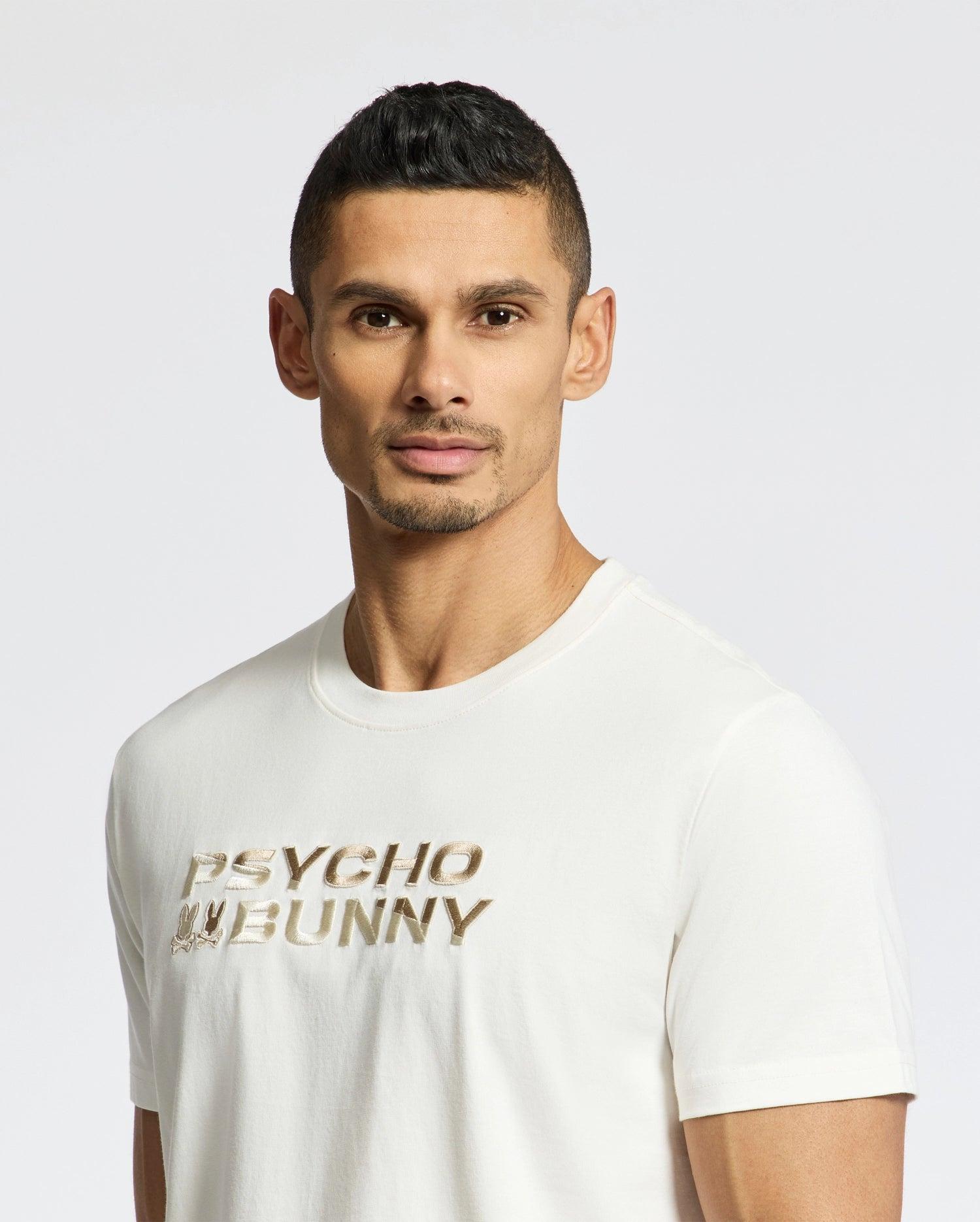 Men's Berni Embroidered Wordmark Graphic Tee 001 BLACK / XXL Product Image
