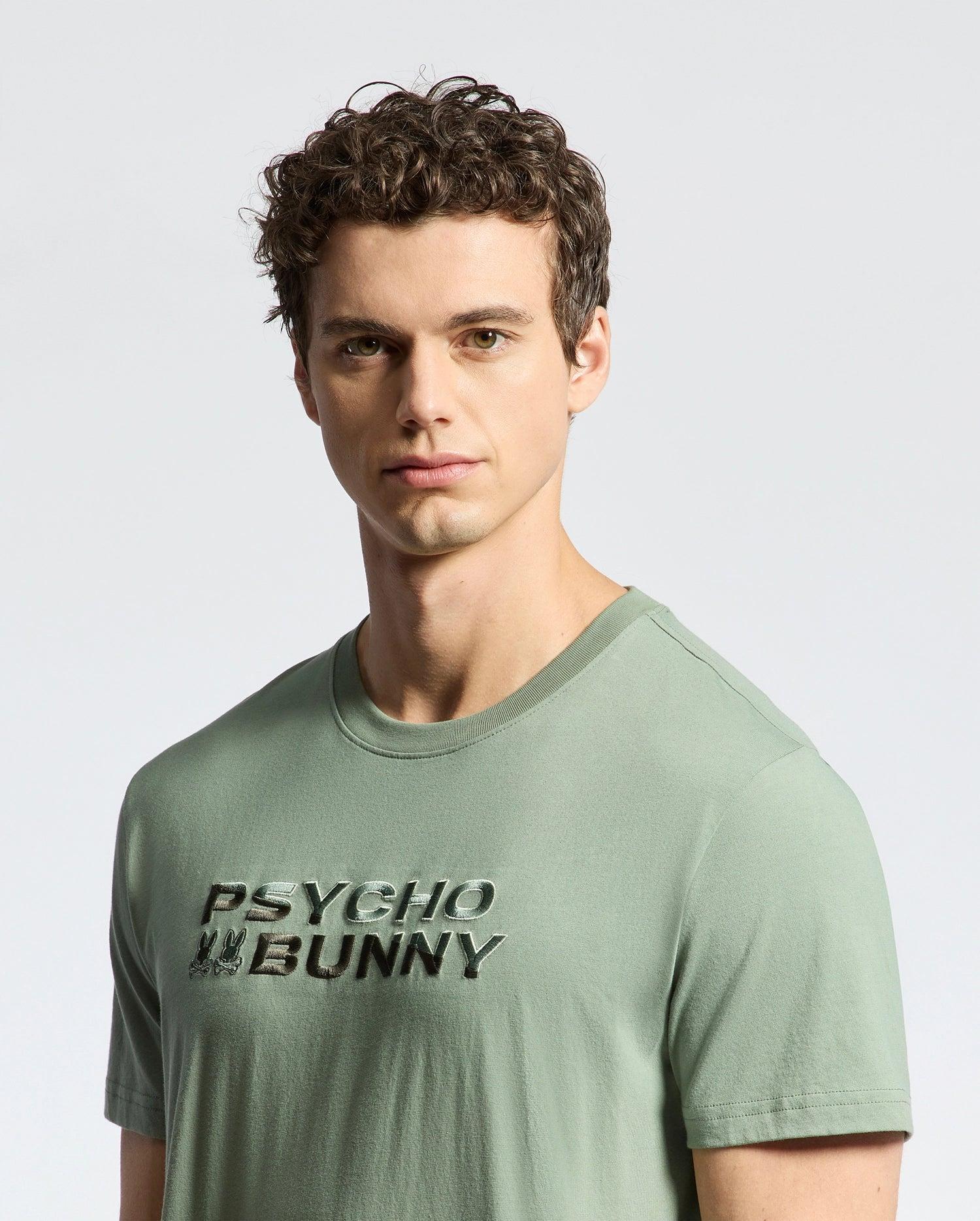 MENS BERNI EMBROIDERED WORDMARK GRAPHIC TEE - B6U417F200 Product Image