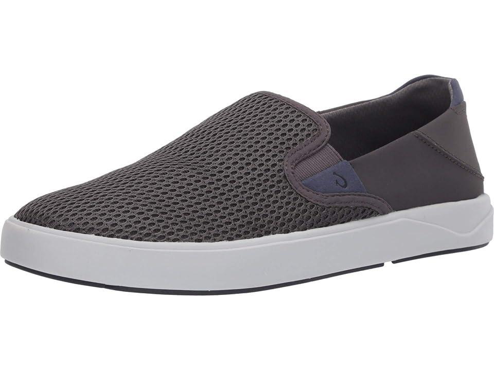 Mens Double Buckle Leather Low-Top Sneakers Product Image