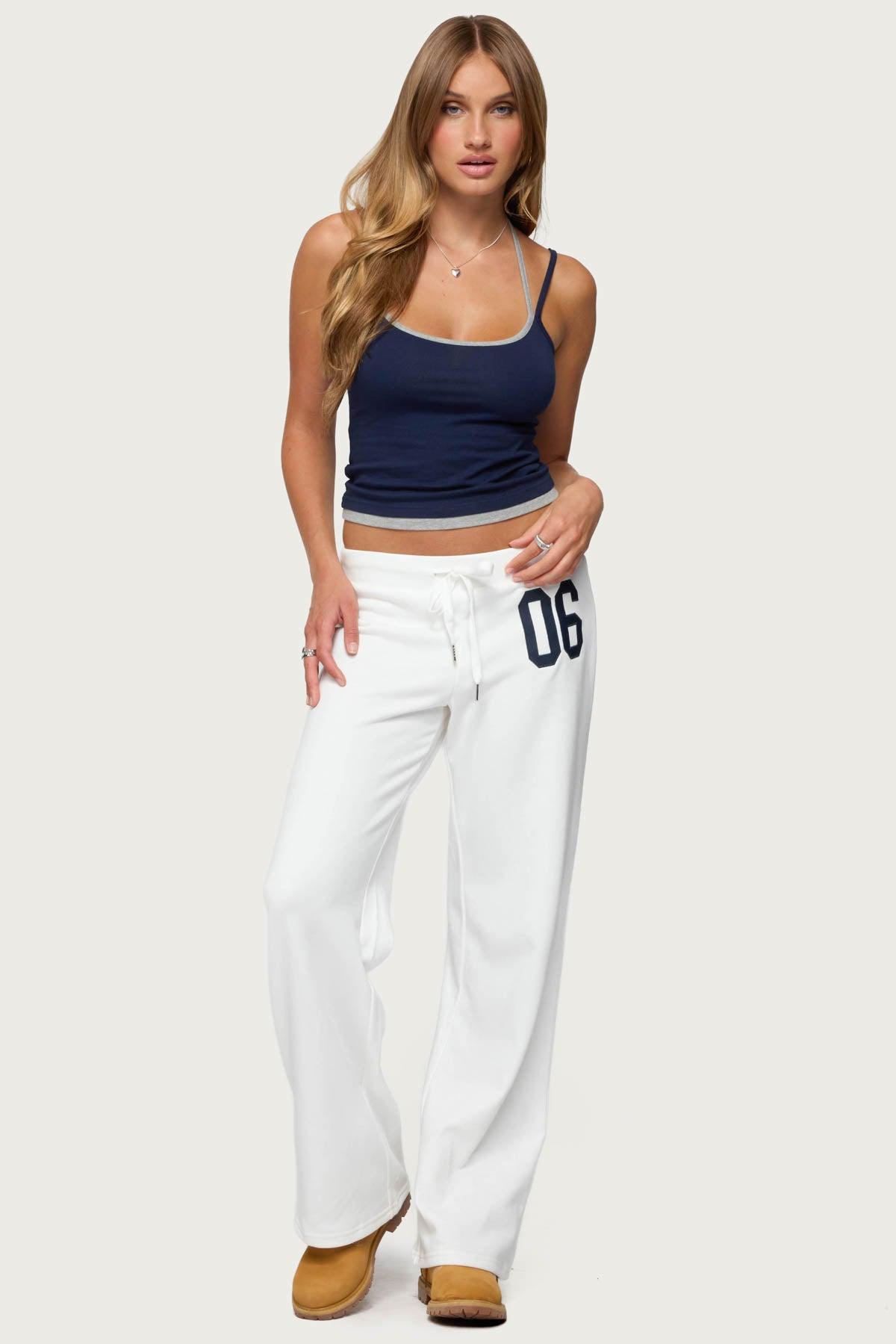 Roya Layered Halter Tank Top Product Image